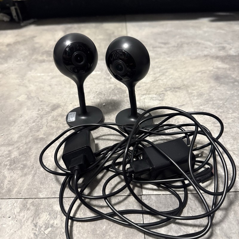 Geeni Look 2 Pack 720p HD Smart Wi-Fi Security Camera System with Voice Control
