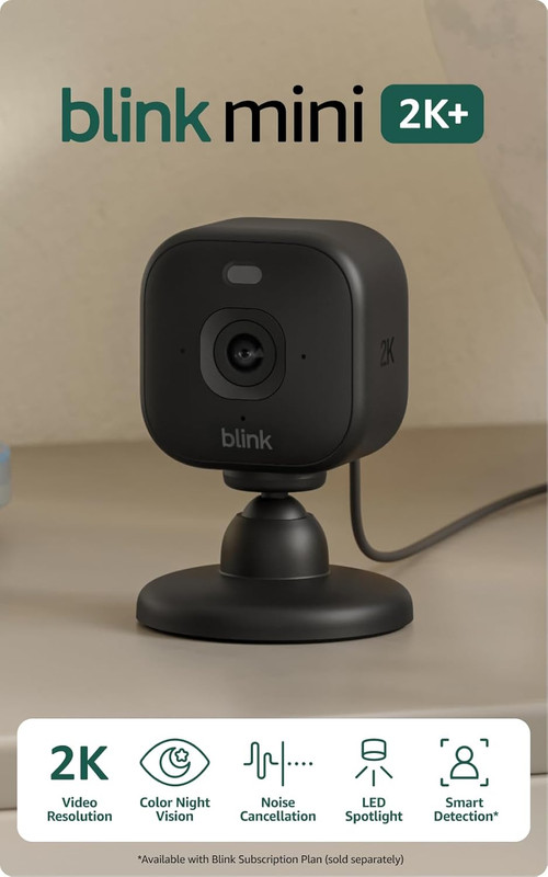Mini 2K+ (Newest Model) – Plug-In Home & Pet Indoor Security Camera with 2K Vide gallery