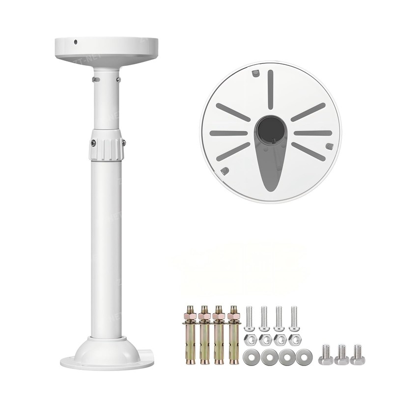 11.823.6 Inch Extendable Solid Metal Pole Mount Security Surveillance Cameras