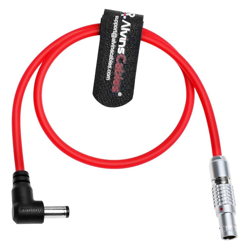 Ultra Soft DC To 2 Pin Power Cable For Blackmagic Pyxis Z CAM Camera 45cm gallery
