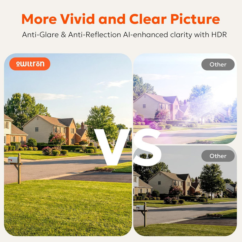 2K Window Camera, 5G & 2.4Ghz Wifi Indoor Cameras for Home Security with Al Colo gallery