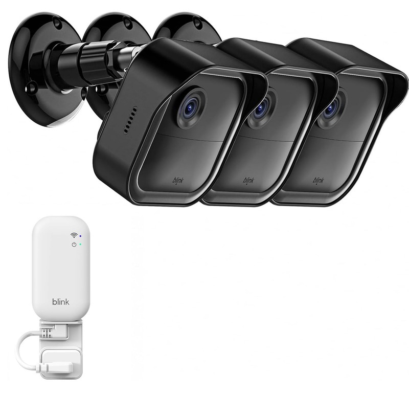 Weatherproof Outdoor Camera Mount 3-Pack, Adjustable 360° Housing for Blink Cam gallery