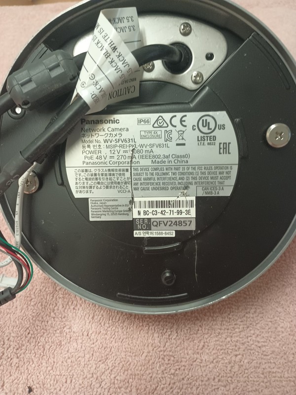 Panasonic WV-SFV631L i-PRO Indoor/Outdoor Dome Network Camera gallery