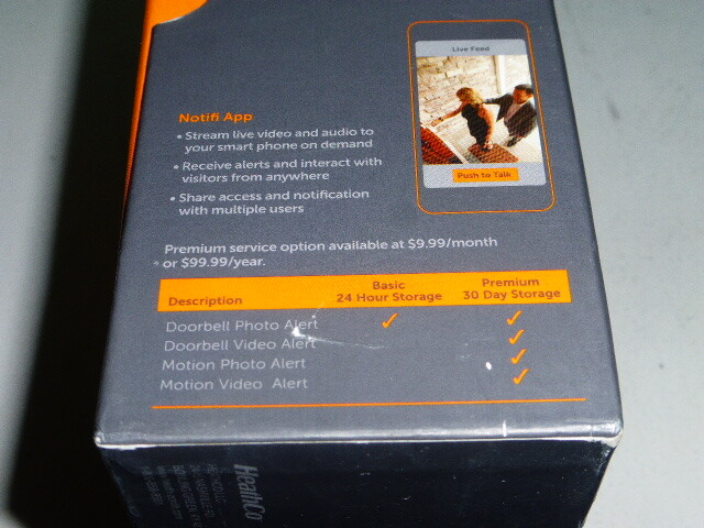 Heath Zenith Notifi Video Doorbell System LED Bulb Chime Plug-in Push to Talk gallery