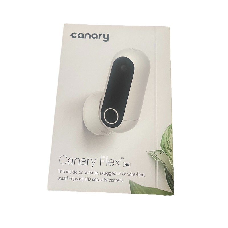 Canary Flex Indoor/Outdoor, Wire-free or Plugged-in, Weatherproof HD Security OB