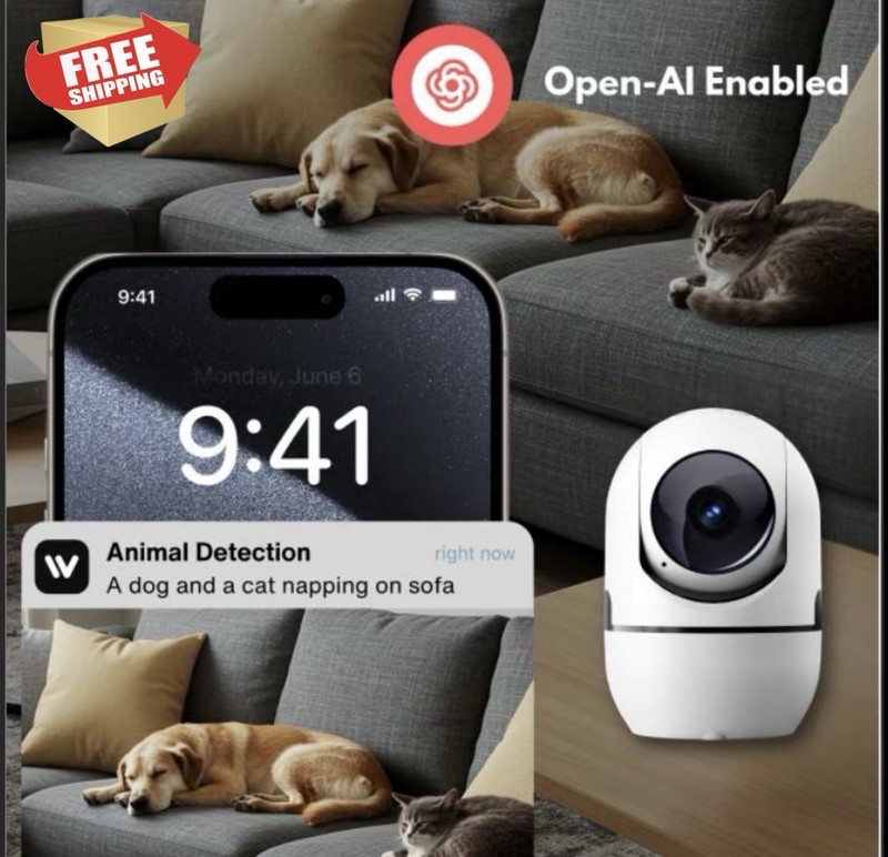 5G WiFi Security Camera 2K FHD, Two-Way Audio, Motion Detection gallery