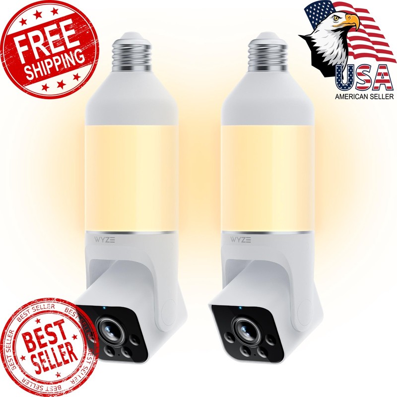 WYZE Bulb Cam 2 Pack Security Camera