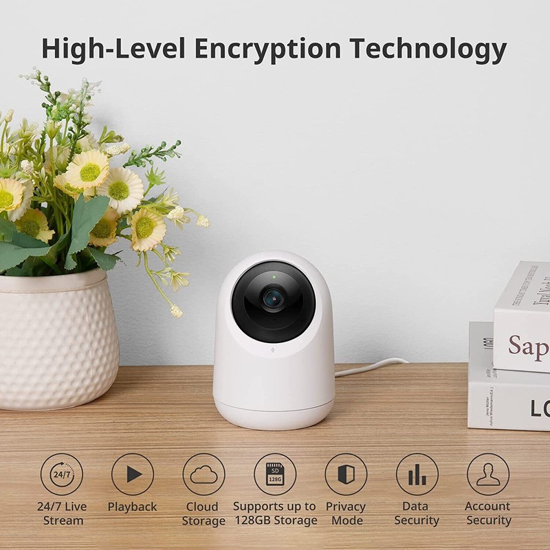Switchbot Baby Monitor Indoor Camera, 360-Degree 1080P Pan Tilt Smart Wifi Pet gallery
