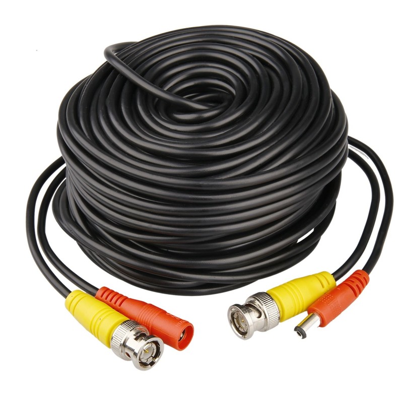 4 Pack 30M/100ft All-in-One BNC Video Power 100ft, 100ft-Black gallery