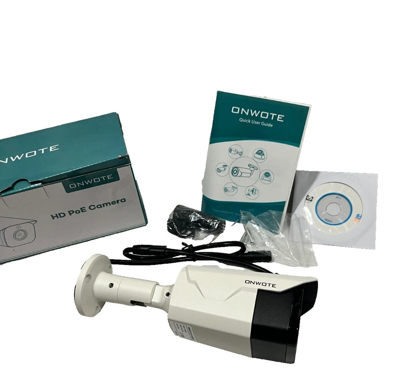 4K Bullet HD IP PoE Stable Audio, Motion Detection Camera waterproof ONWOTE gallery