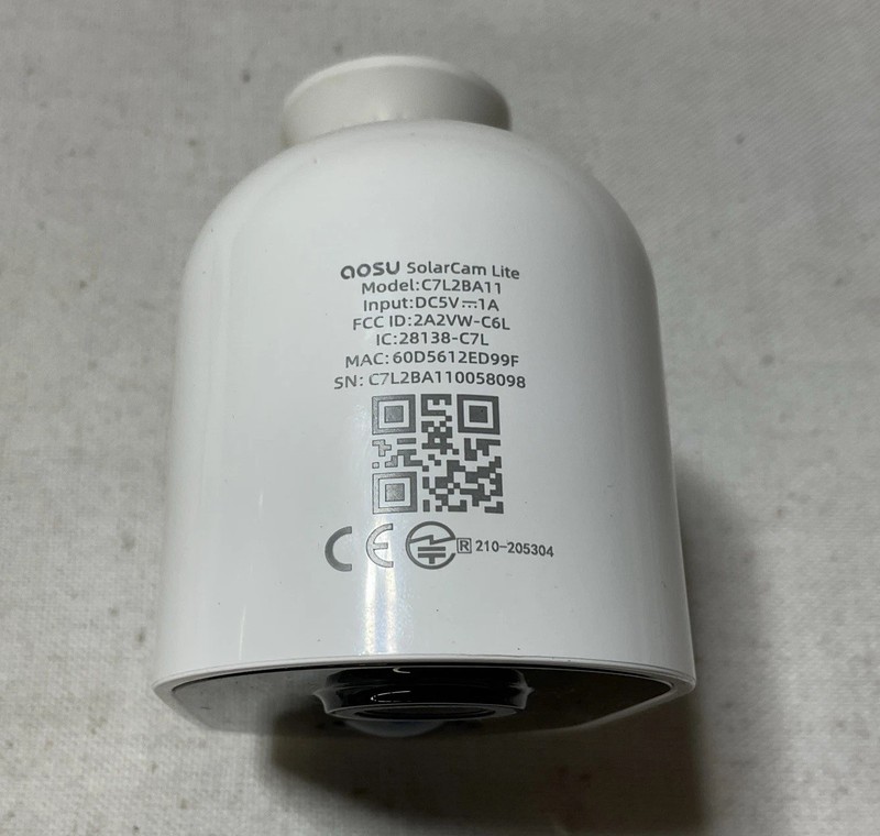 OPEN BOX AOSU 2K Solar Security Camera Wireless Outdoor SolarCam Lite G18 gallery