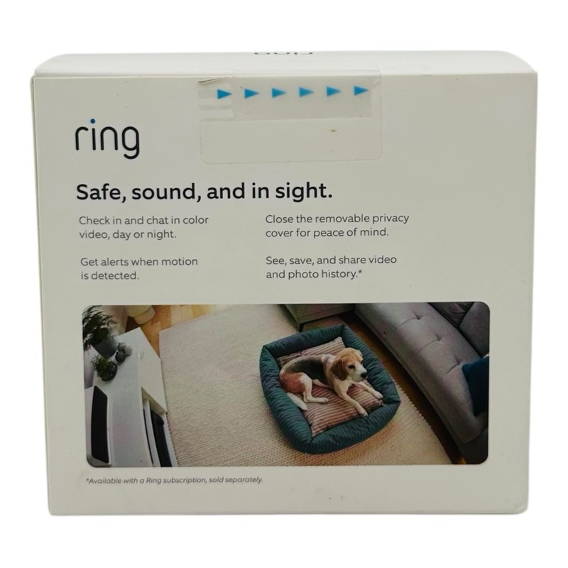 Ring Indoor Plug-In 1080p Security Camera 2nd Gen w/ Privacy Cover Charcoal gallery
