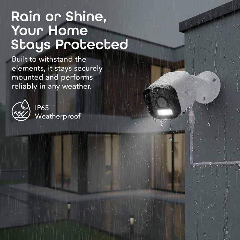 4MP Smart Outdoor Security Camera, 2K Ultra HD Wi-Fi, Color Night Vision, 2-Way gallery