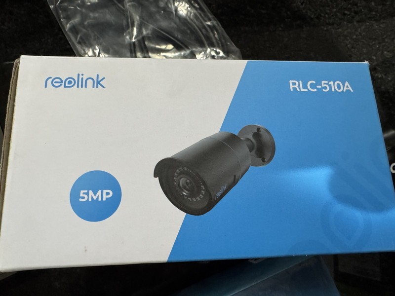 Reolink RLC-510A 5MP -PoE Security Camera Outdoor -Night Vision – Audio / BLACK