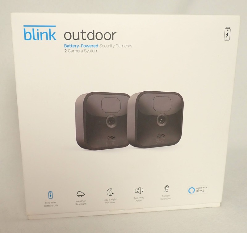 Blink outdoor Wireless Security Camera- 2 Pack – & Sync Module 2