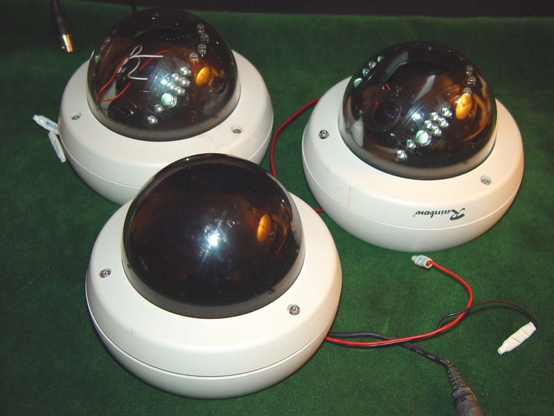 3 Indoor/Outdoor Weatherproof Dome CCTV Cameras – Rainbow CCTV