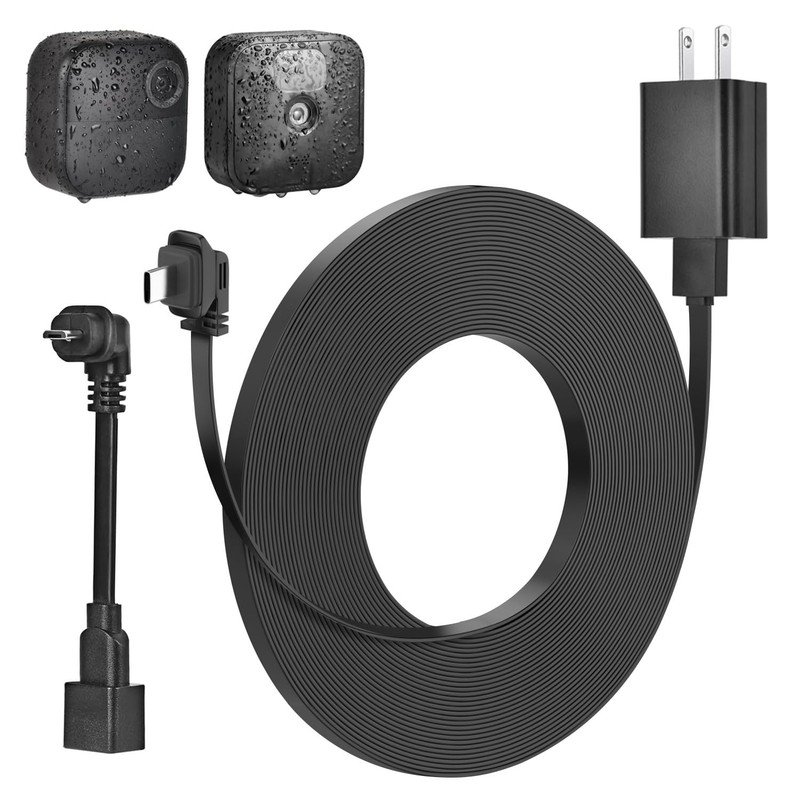 25ft/7.5m Power Adapter for Blink Outdoor 4 4th Gen & 3rd Gen&Blink XT2/XT We…