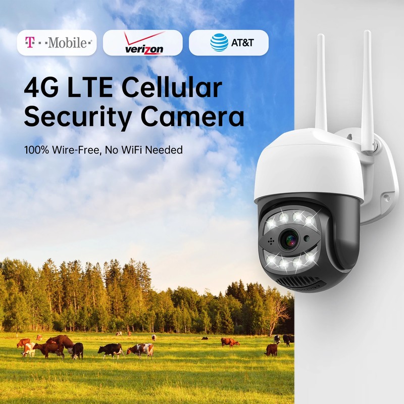 5MP WiFi PTZ Waterproof Camera Security Auto Tracking Night Vision CCTV HD Video gallery