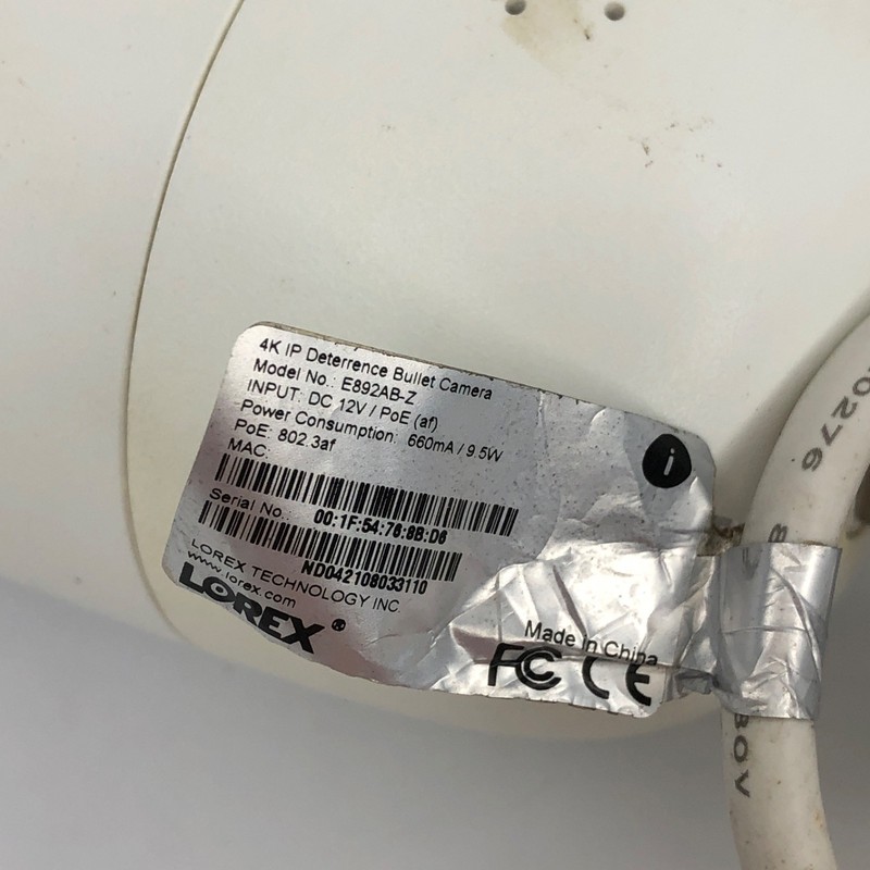LOREX E892AB-Z 4K Ultra HD Smart Deterrence IP Camera gallery