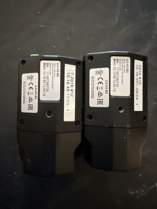 Lot of 2 Avigilon 2.0-H3-B2 – 2.0 Megapixel Day/Night H.264 HD Cameras