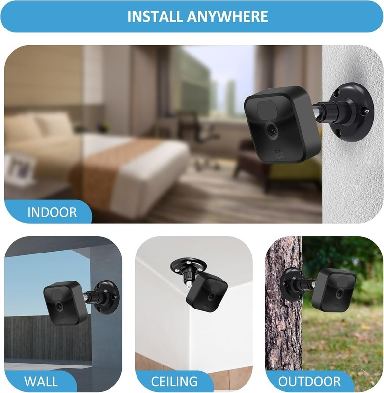 Blink Outdoor Camera Mount, 360 Degree Adjustable Indoor/Outdoor Wall Mount B... gallery
