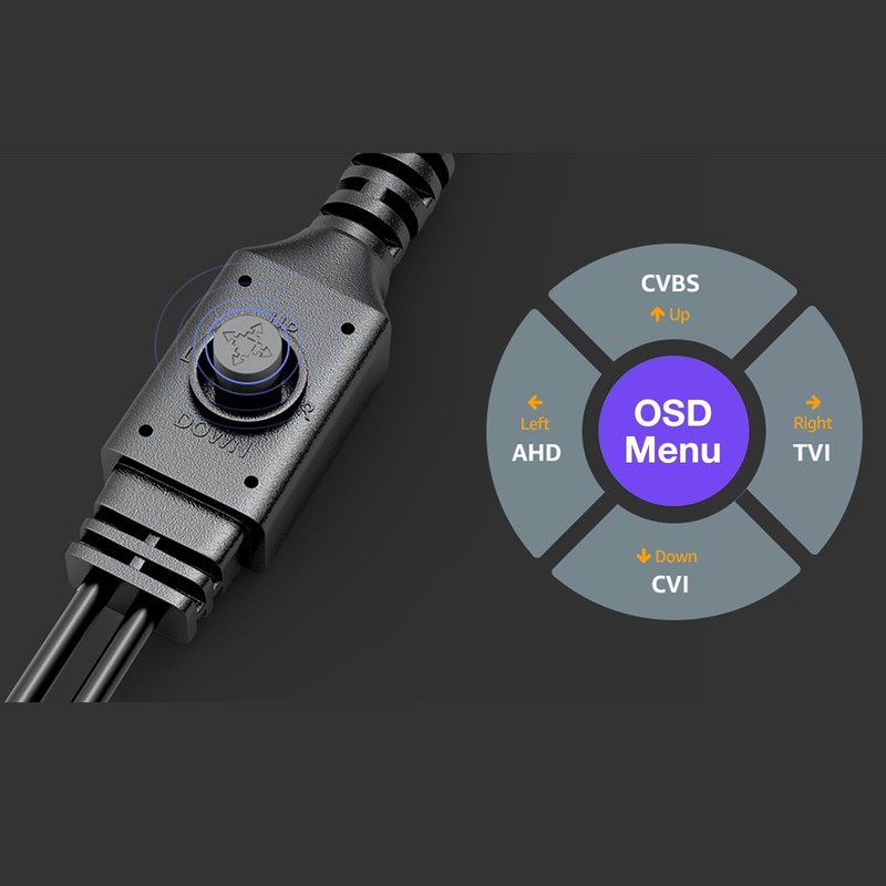 1080P Security Camera 4-in-1 HD CCTV Bullet Wired Cam, AHD/TVI/CVI/CVBS gallery