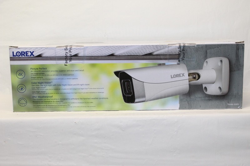 Lorex Fusion 4K IP Bullet Camera Wired Long Range IR Weatherproof Q32 gallery