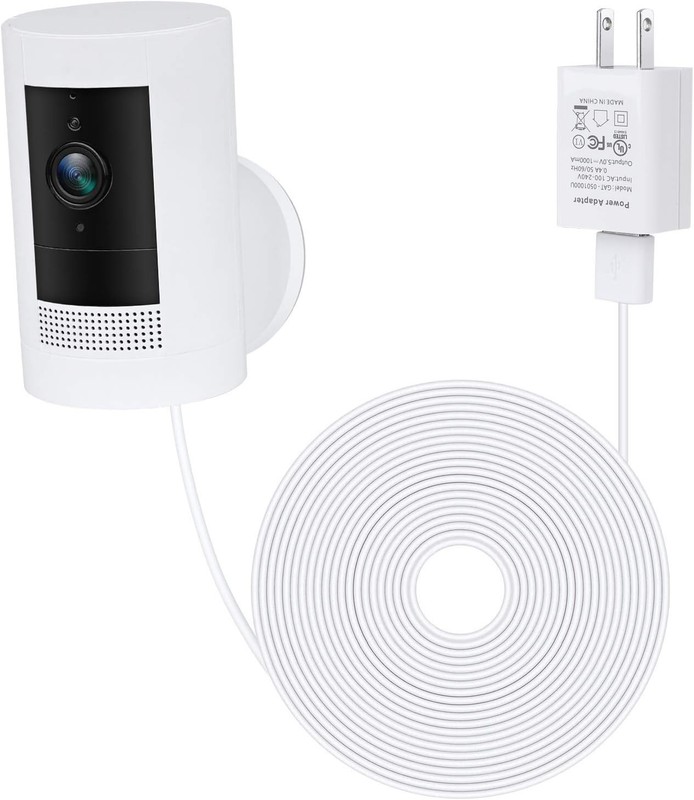 “Adaptador Energia Camara Ring 3Gen Cable 9M Exterior Resistente Carga Continua