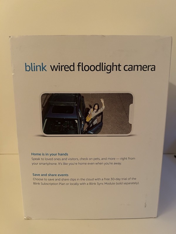 Blink Wired Floodlight Camera – Smart Outdoor Security Camera, 2600 lumens Alexa gallery