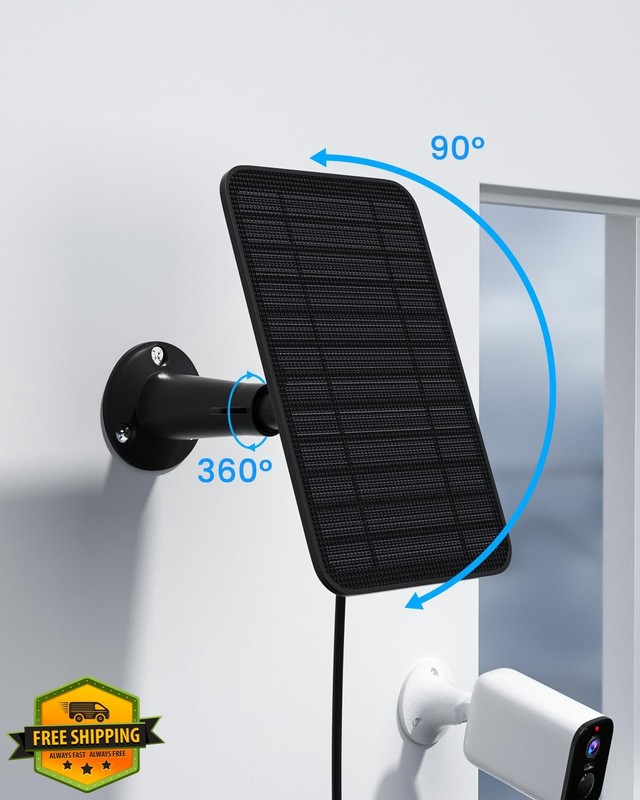fohoa Solar Panel 3pk for Blink Cameras gallery