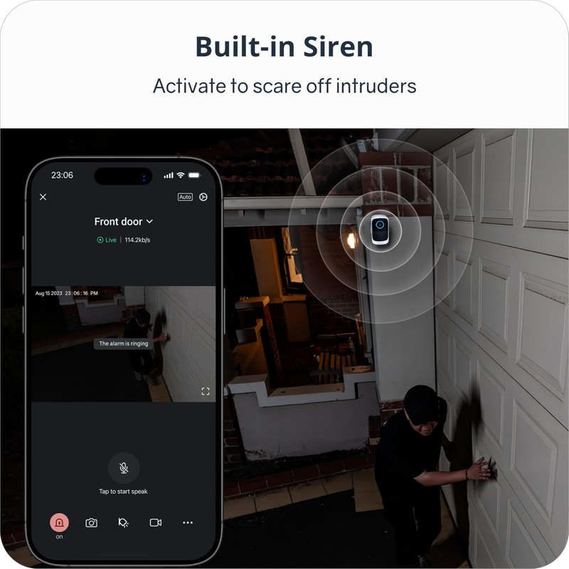 Add- on Wireless (Works with Hub Only), 4K UHD Video, Color Night Vision, 2-W... gallery