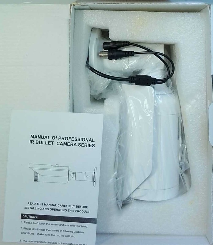 Weatherproof Bullet Camera 1000TVL, 1/3" Sensor ICR 2.8-12mm Lens K588 gallery