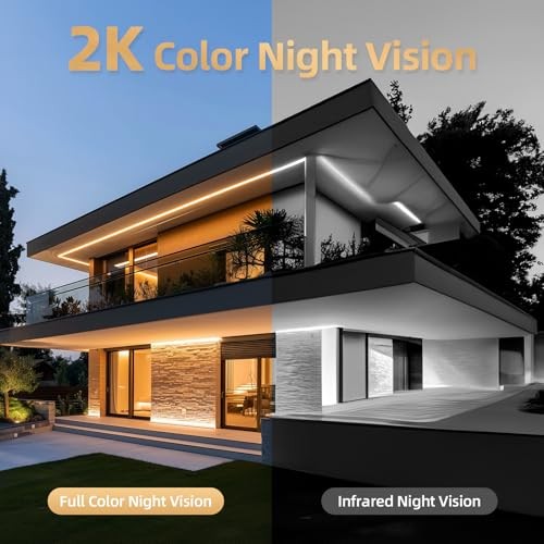 PM POPMAKE SOLAR SECURITY CAMERAS WIRELESS OUTDOOR 2K BATTERY CG6T - BLACK gallery
