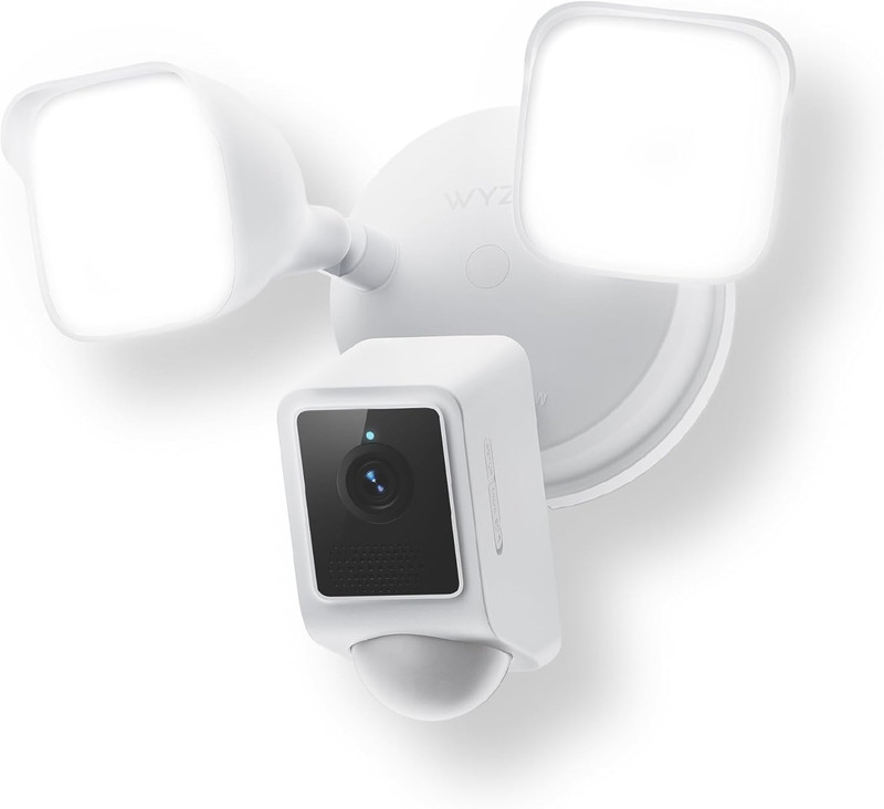 Floodlight Camera V2, Security Camera Outdoor, 2K HD with Color Night Vision, 28