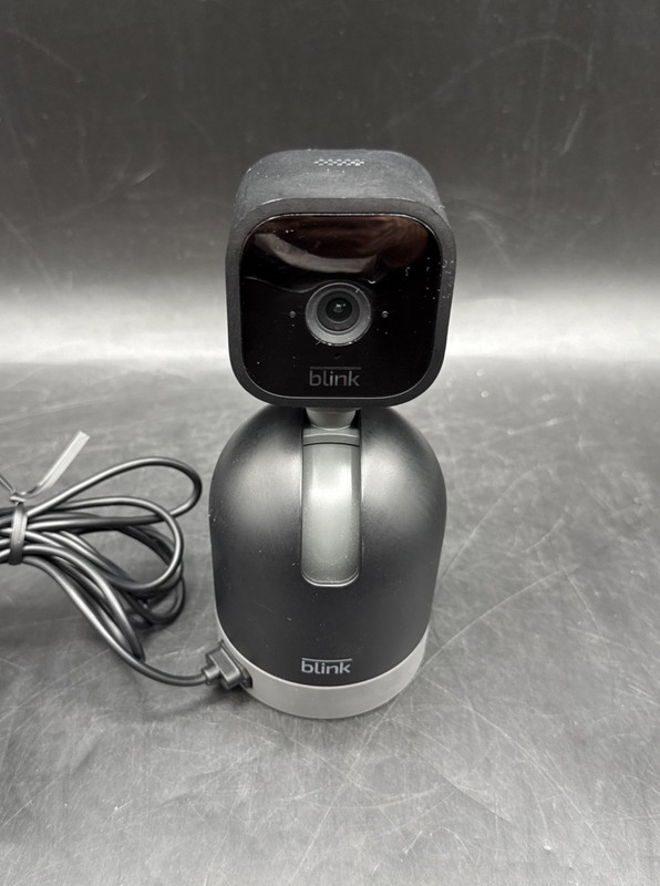 Blink Mini Pan-Tilt Rotating Indoor Smart Camera With Power Cord – Black