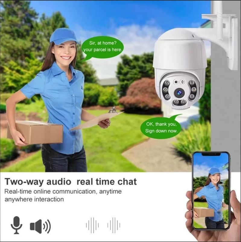 NEW 1080P WiFi Wireless Camera PTZ IP Smart Home Surveillance Security Cam gallery