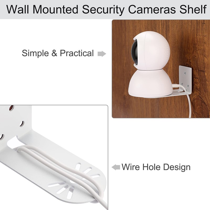 3PCS Wall Mount Camera Shelf- Metal Small Wall Shelf with AdhesiveUniversal S... gallery