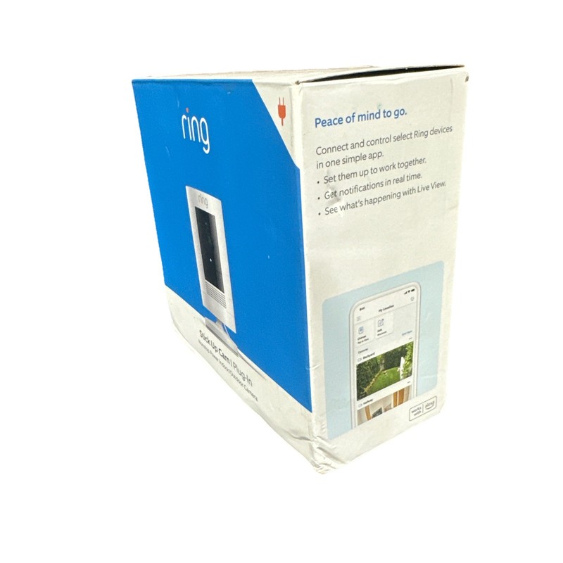 Ring Stick Up Cam Plug-In Indoor/Outdoor 1080p Wired Security Camera gallery