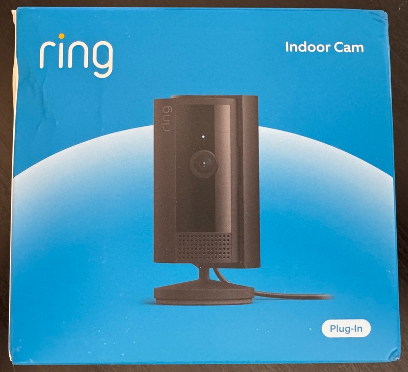Ring Indoor Cam (2nd Gen), Home or business security in 1080p HD video, Black gallery