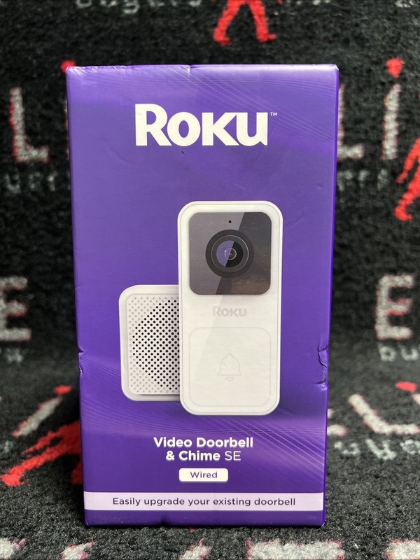 New Roku Video Doorbell and Chime SE Wired DS1000R – New/Sealed
