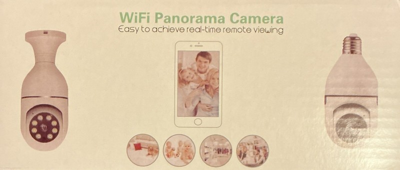 Wi-Fi Panoramic Indoor Camera 360° View Night Vision Two Way Audio TF Card Slot gallery