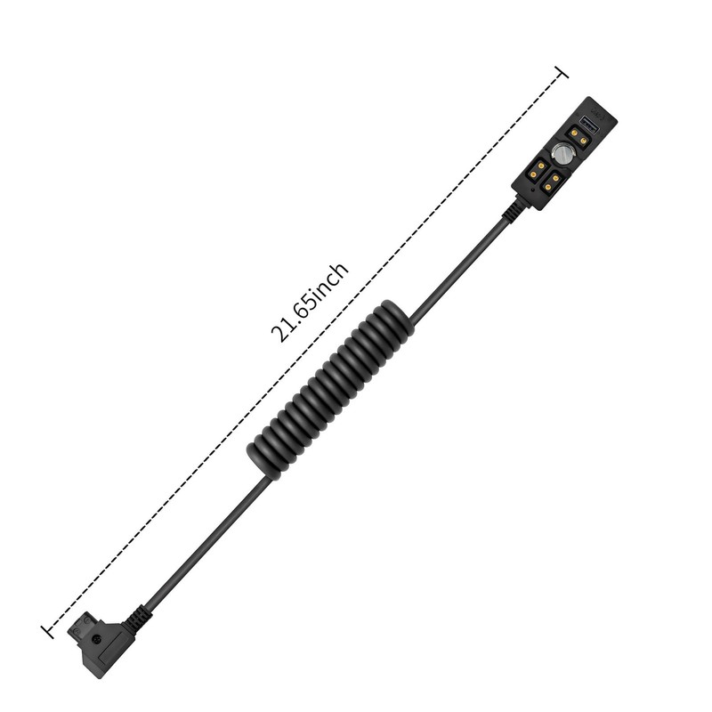 D-Tap to 3 Port D-Tap Female Splitter Hub with USB Output & Indicator Light &... gallery