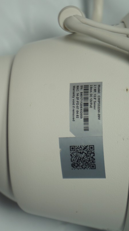 LTS CMIP3322W-28M 2.1MP 1/2.8" Sensor, 2.8mm, DC 12v/PoE IP Camera, AS-IS gallery