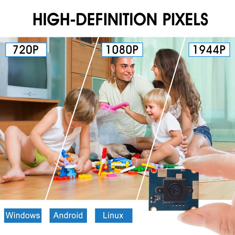 Webcamera 5megapixel USB Camera Module HD OV5640 ELP Webcam 60 degree fixed lens gallery
