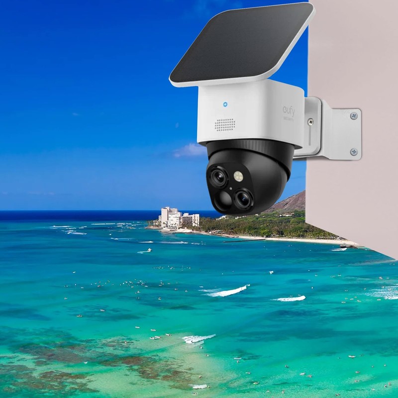 Metal Corner Mount for eufy soloCam s340 270° Wide View Exterior Wall Bracket gallery