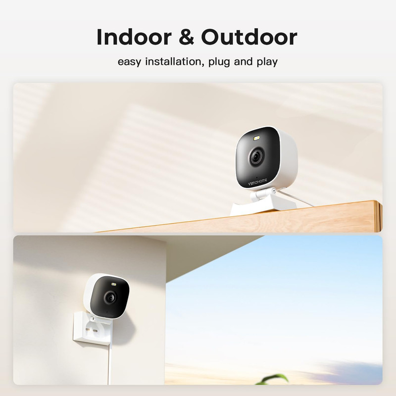 2K Cameras for Home Security,Indoor/Outdoor for Baby/Elder/Pet Monitoring with P gallery