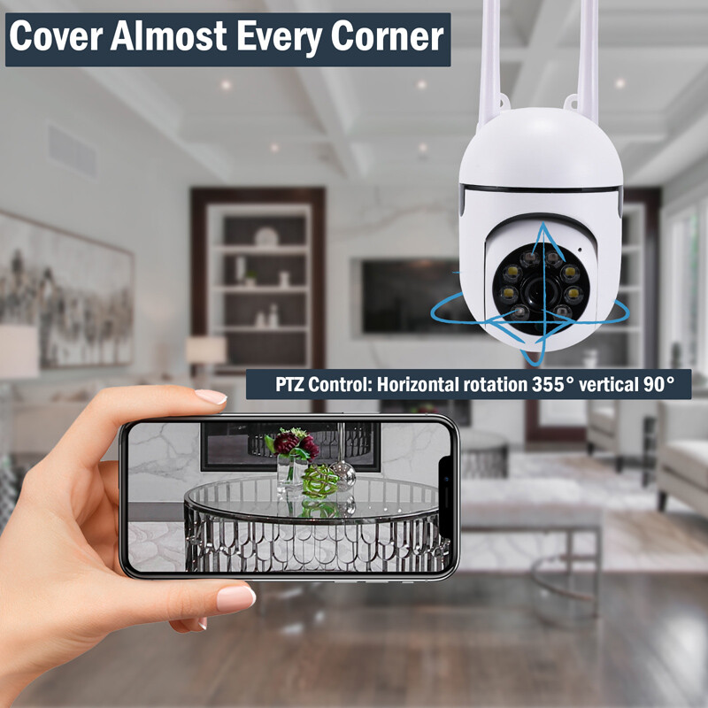 1-4Pack 1080P Wireless WiFi Security Camera System Outdoor Home Night Vision Cam gallery