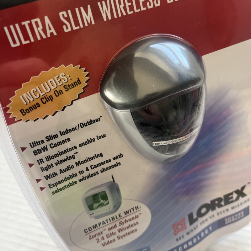 Lorex Baby Camera Ultra Slim Black & White SG6223 Add On Camera Wireless Kid New gallery