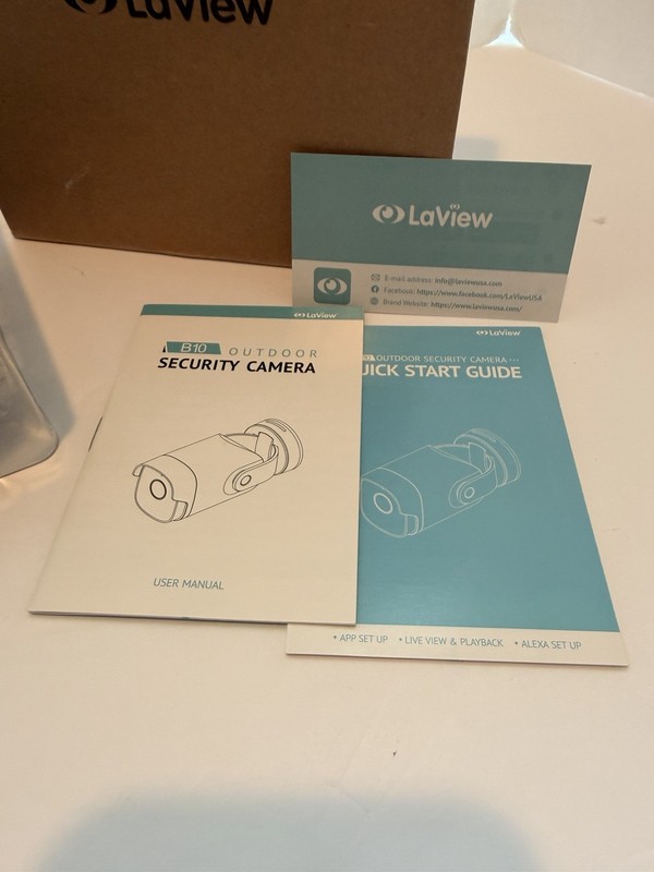 LaView Outdoor Camera HD WiFi Smart Up B10 Bullet Camera 2K Security Camera Wifi gallery