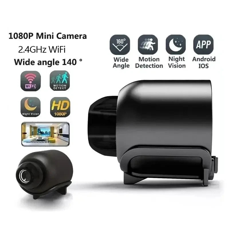 1080P Mini Camera CCTV WiFi HD IP Night Vision Camcorder Home Security Cam US gallery